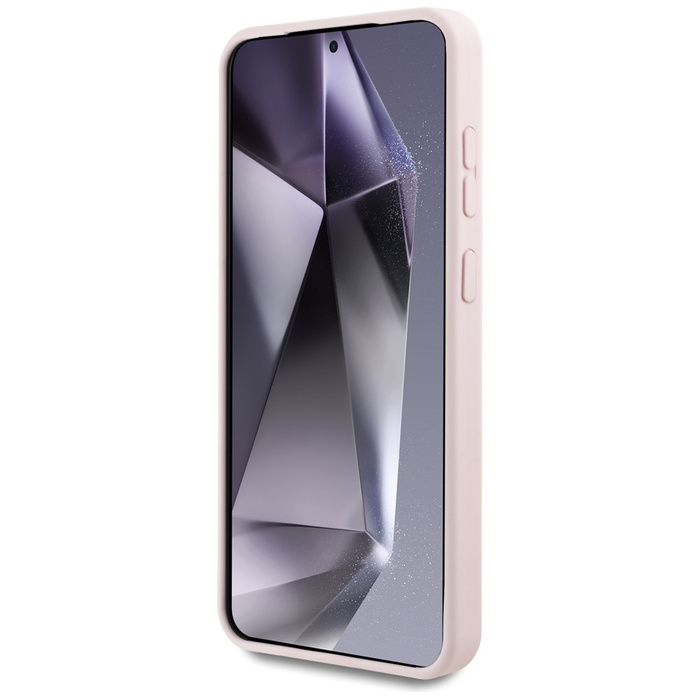 Etui Karl Lagerfeld Silicone Graffiti     Ikonik Printed Logo MagSafe do Samsung Galaxy S25 różowy