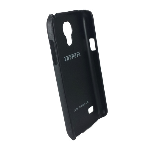 Telefontok FERRARI Samsung Galaxy S4 Mini i9190 előlap FEMTHCS4MBL fekete tok