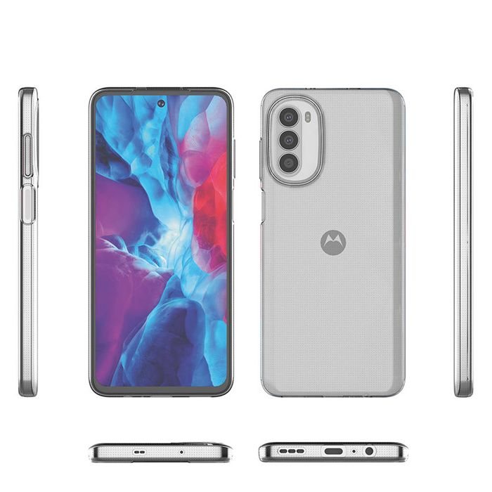 Custodia Ultra Clear da 0,5 mm per Motorola Moto G82 5G / Moto G52 cover sottile trasparente