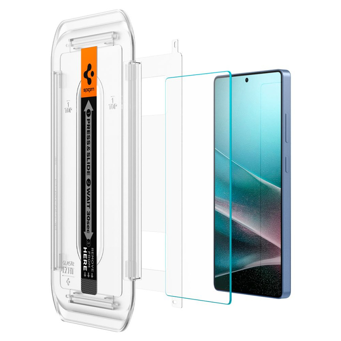 Vidrio Templado Spigen GLAS.TR "EZ FIT" HD 2-PACK GALAXY S25 ULTRA CLEAR