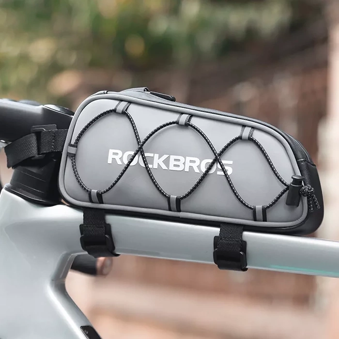 Rockbros 3012010901 Fahrradtasche für Rahmen 0,9 l - Silber