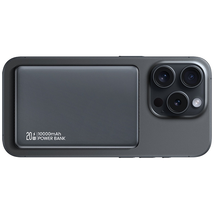 Powerbank USAMS CY Series CD242 10000mAh 20W Magnetic Wireless titanium