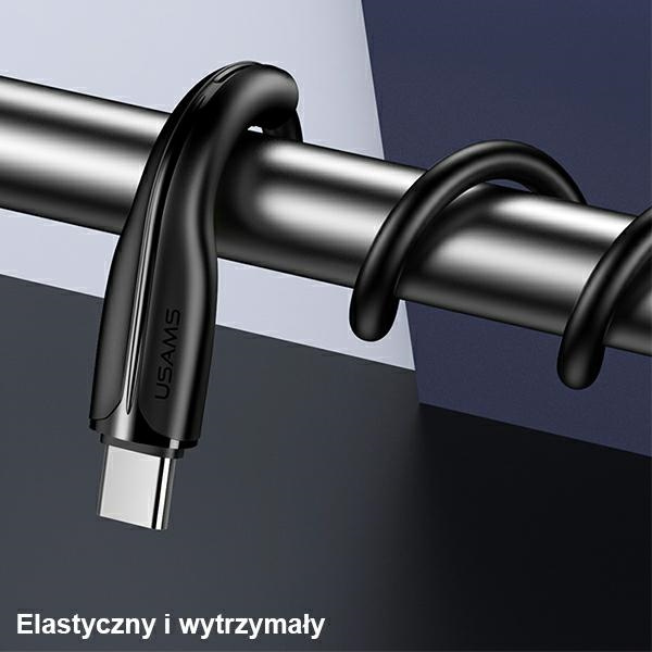 Cavo USAMS USB-C U38 a OPPO HUAWEI 5A Fast Charge 1m Nero