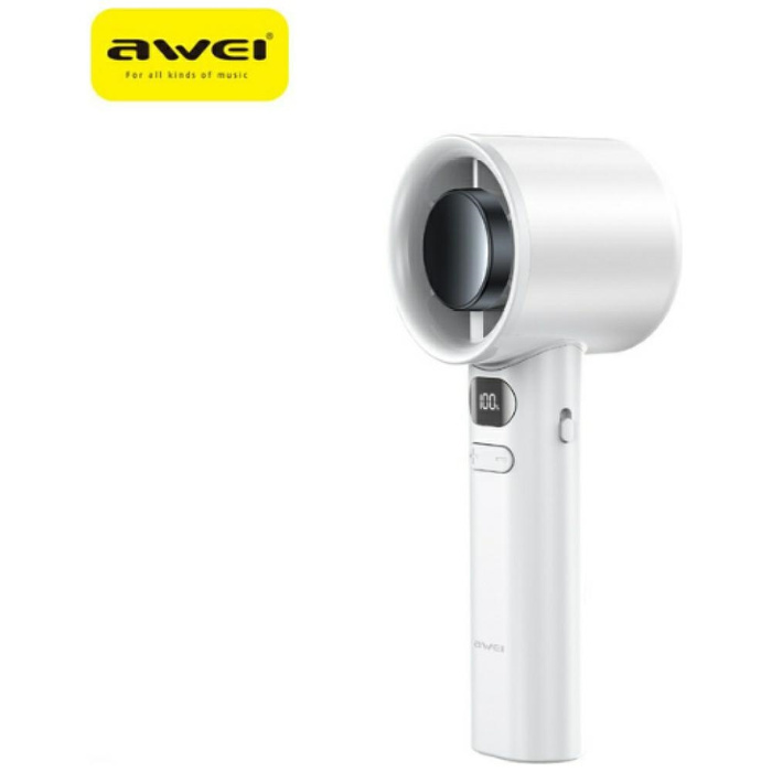 Mini Wiatrak AWEI F36 2200mAh             biały/white