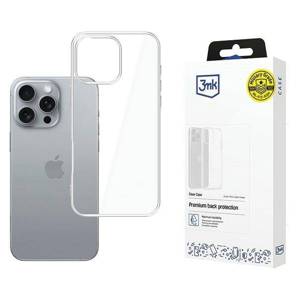 ETUI 3MK Clear Case iPhone 16 Pro 6.3"