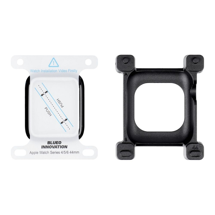 Szkło Hartowane 5D Mr. Monkey Glass - do Apple Watch SE / SE 2 44MM czarny (Strong HD)