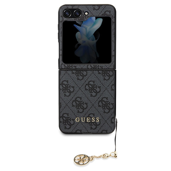Guess GUHCZF5GF4GGR F731 Z Flip5 gris/gris durocase 4G Charms Collection