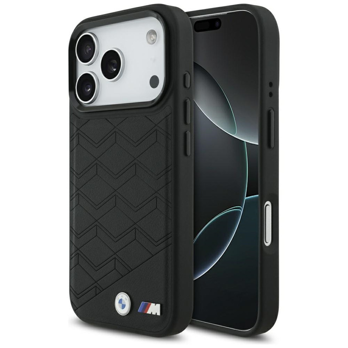 Etui BMW M Shape Logo MagSafe do iPhone  17 Pro czarny