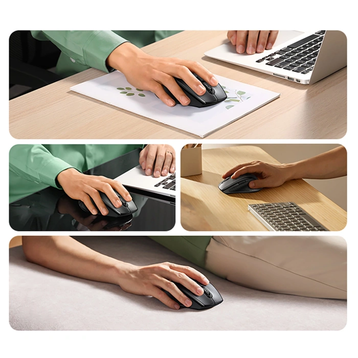 Maus Ugreen drahtlos ergonomisch optisch - schwarz