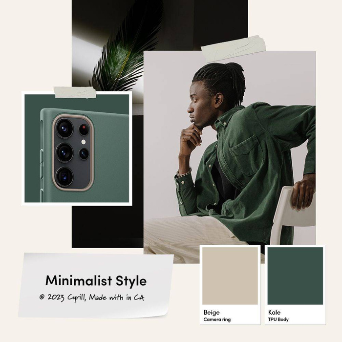 Hülle Spigen CYRILL ULTRA FARBE GALAXY S23 ULTRA GRÜNKOHL