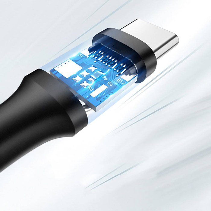 Cable Ugreen Cable USB - USB Tipo C Carga Rápida 3.0 3A 0.25m negro (US287 60114)