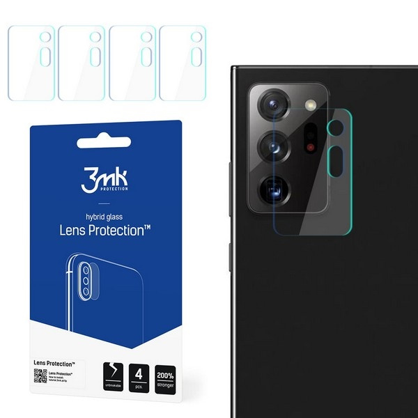 3MK Samsung Galaxy Note 20 Ultra N986 lencse védi 4db hibrid üveg