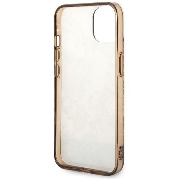 Guess GUHCP14SHGPLHC iPhone 14 6,1" ocker hartcase Porzellan Kollektion