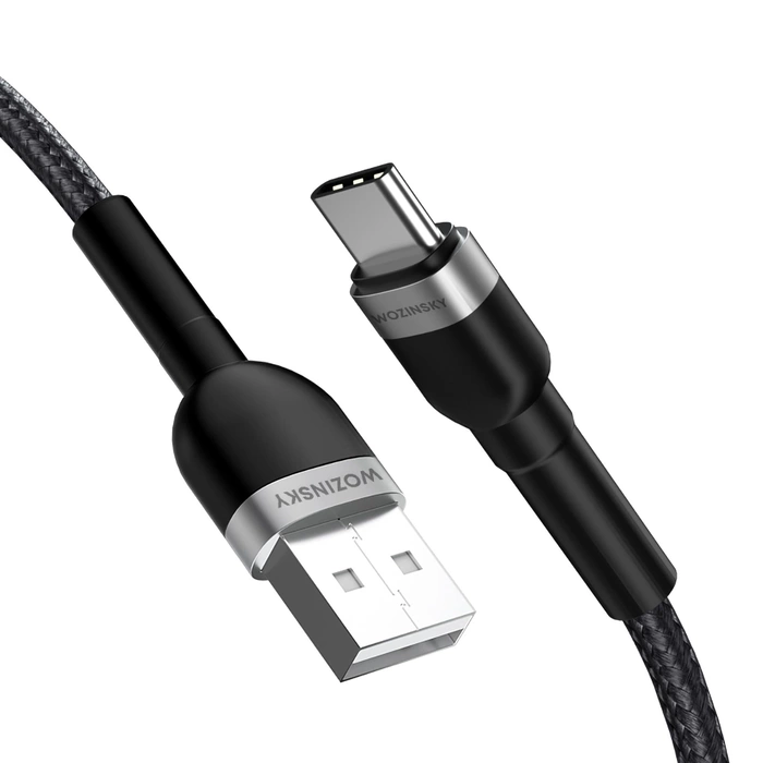 Câble Wozinsky WNBAC2 USB-A / USB-C 2,4A 2 m - noir