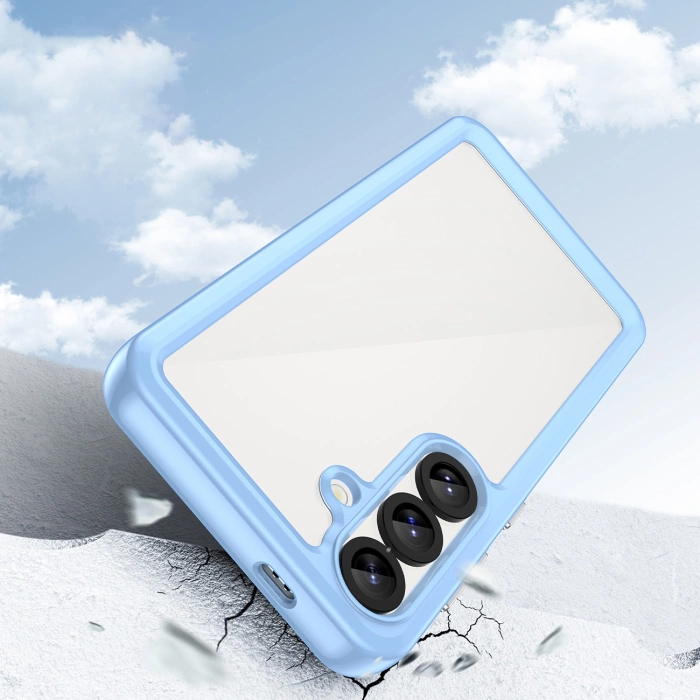 Outer Space Case with Gel Frame for Samsung Galaxy S25 - Blue