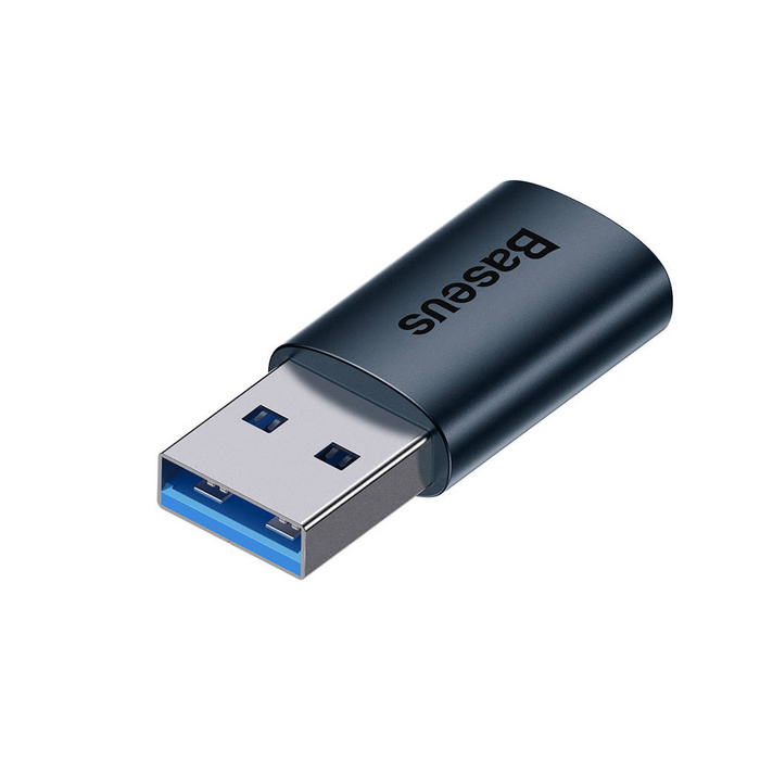 Baseus Series Mini USB 3.1 OTG na USB typu C modrý (ZJJQ000103)