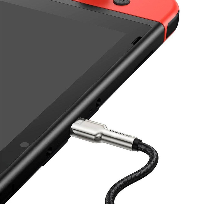 Baseus Cafule Metallo Cavo dati USB tipo C - USB tipo C 100 W (20 V / 5 A) Alimentazione 2 m nero (CATJK-D01)