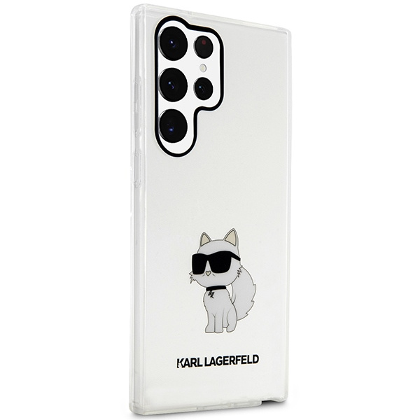 Hülle Karl Lagerfeld Klhcs23lhnchtct S23 Ultra S918 Transparent Hardcase Ikonik Choupette Case