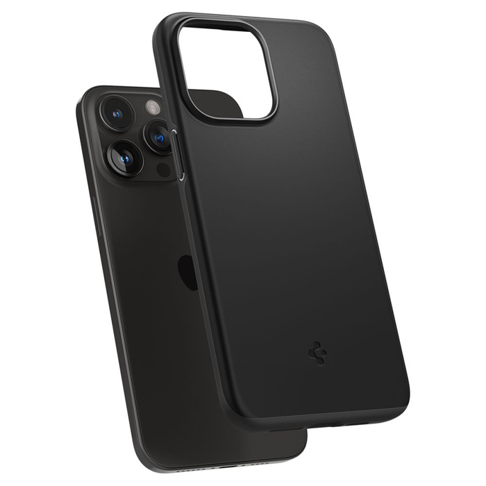 Obal Spigen Thin Fit iPhone 15 Pro Black Case