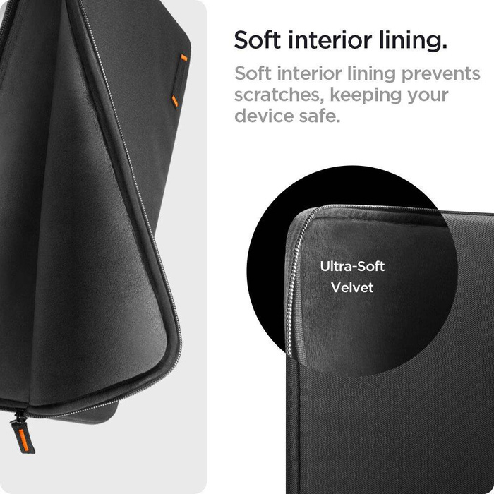 Funda Spigen BASIC POUCH PORTÁTIL 15-16 NEGRO