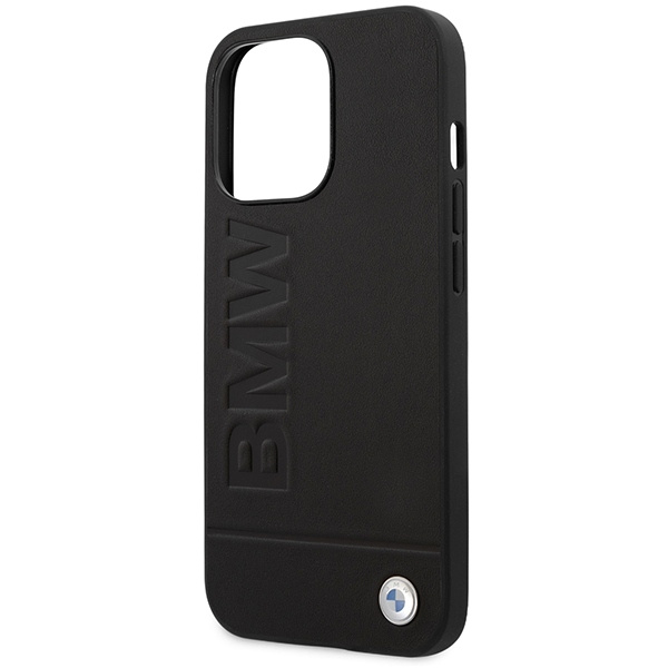 Case BMW BMHMP14XSLLBK iPhone 14 Pro Max 6.7" black/black hardcase Signature Logo Imprint MagSafe