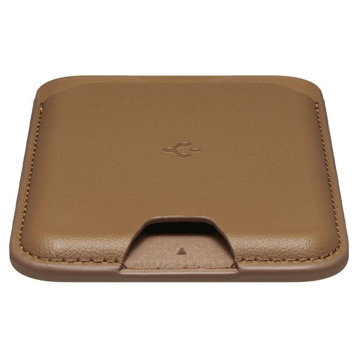 PORTEFEUILLE MagSafe Spigen VALENTINUS UNIVERSAL CARD HOLDER BROWN
