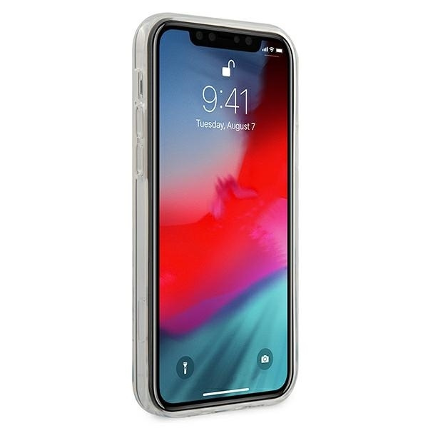 Puzdro BMW Apple iPhone 12 12 Pro Signature Tlačené logo BMHCP12MPCUBBK Čierny pevný kufor