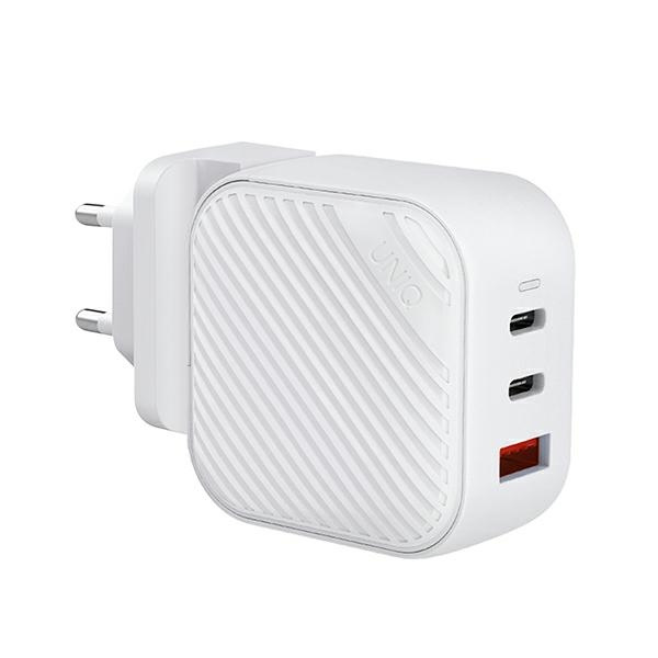 Uniq Bestellung. Netzwerk. Verge Pro 66W Gan USB-C weiß / wolkenweiß