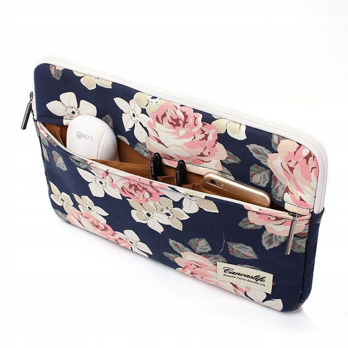 Case CANVASLIFE Sleeve Laptop 13-14 Navy Rose Navy Case