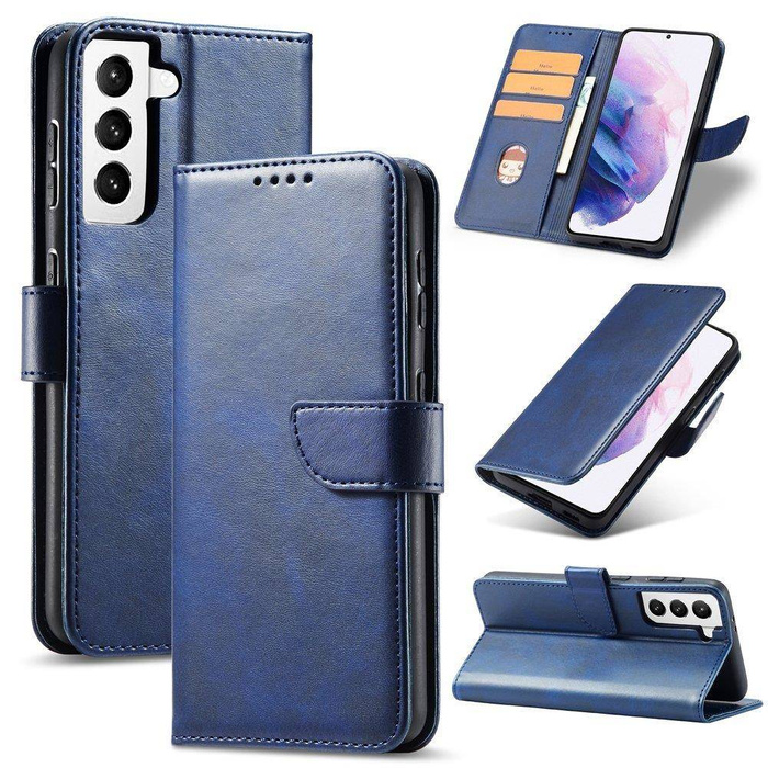Funda Magnética Funda Elegante Funda Flip Funda Samsung Galaxy S22+ (S22 Plus) Azul
