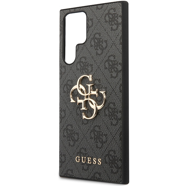 Coque Guess GUHCS23L4GMGGR S23 Ultra S918 gris/gris durcase 4G Big Metal Logo Case