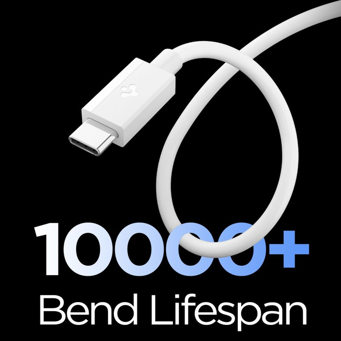 Spigen EB6010AC CABLE ESENCIAL TIPO-C 60W 100CM BLANCO