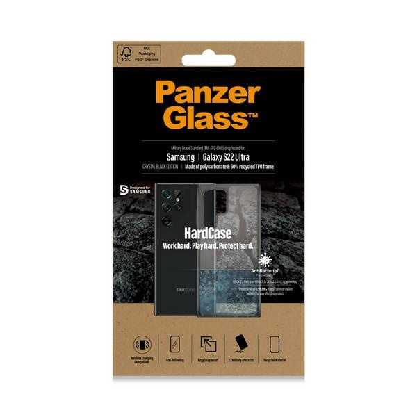 PanzerGlass HardCase Samsung S22 Ultra G908 Antibakteriell Militärgrad klar