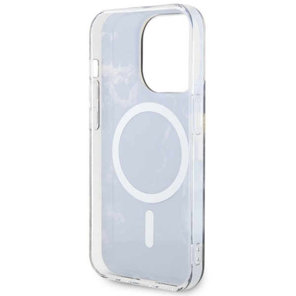 Cover Guess GUHMP14XHTMRSK iPhone 14 Pro Max 6,7" nero/nero durocase Golden Marble MagSafe Case