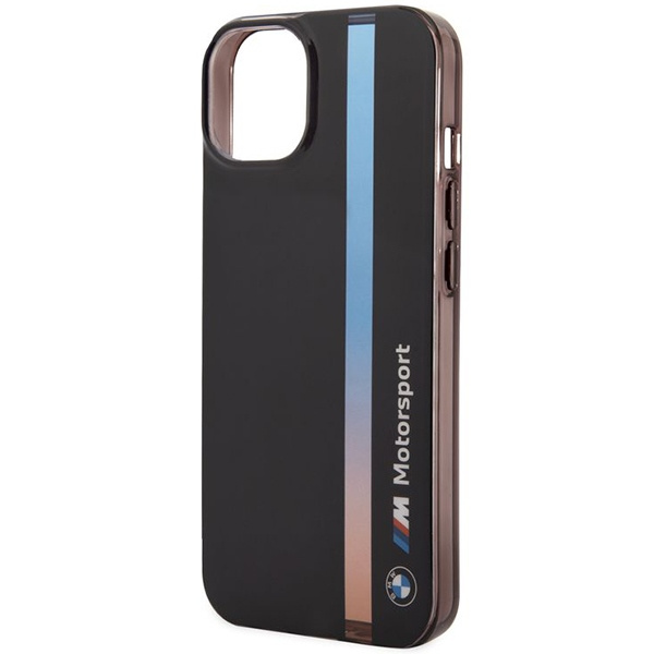 Cover BMW BMHCP14S22HVGV iPhone 14 6,1" nero/nero IML Tricolor Stripe