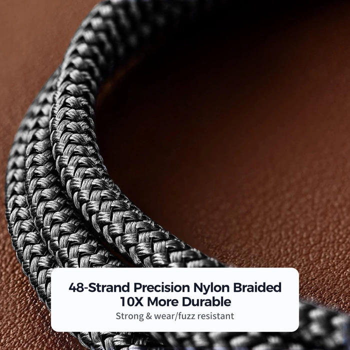 Joyroom Pioneer Series SA31-CC5 USB-C/USB-C-Kabel 240 W 1,2 m – Schwarz