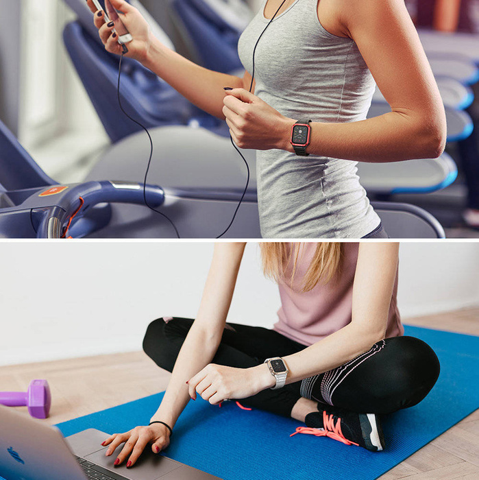 Ochrana řemínku před pouzdro pro hodinky Watch 7 / 6 / 5 / 4 / 3 / 2 / SE (41 / 40 / 38mm) pouzdro pancéřový kryt hodinek šedý