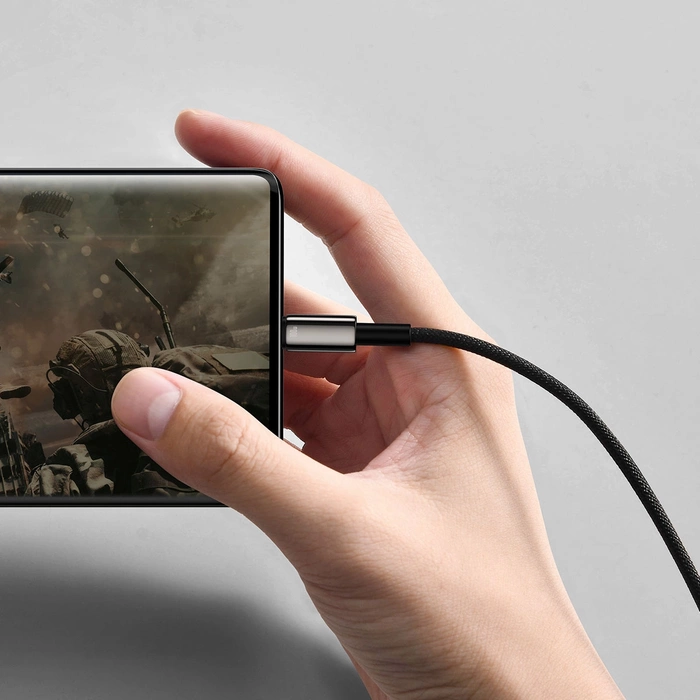 [RETURNED ITEM] Baseus Tungsten Gold cable USB-A - USB-C 480Mb/s 100W 2m black (CAWJ000101)