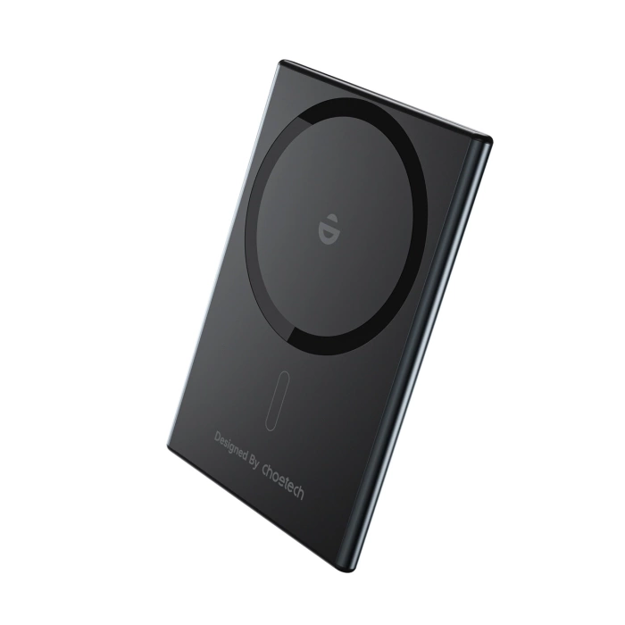 Choetech SuperThin B708 2000 mAh Induktions-Powerbank 5 W MagSafe/Qi – Schwarz