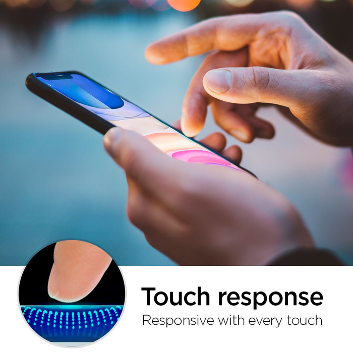 Tvrdené sklo SPIGEN ALM Glass Fc Apple iPhone 11 Black