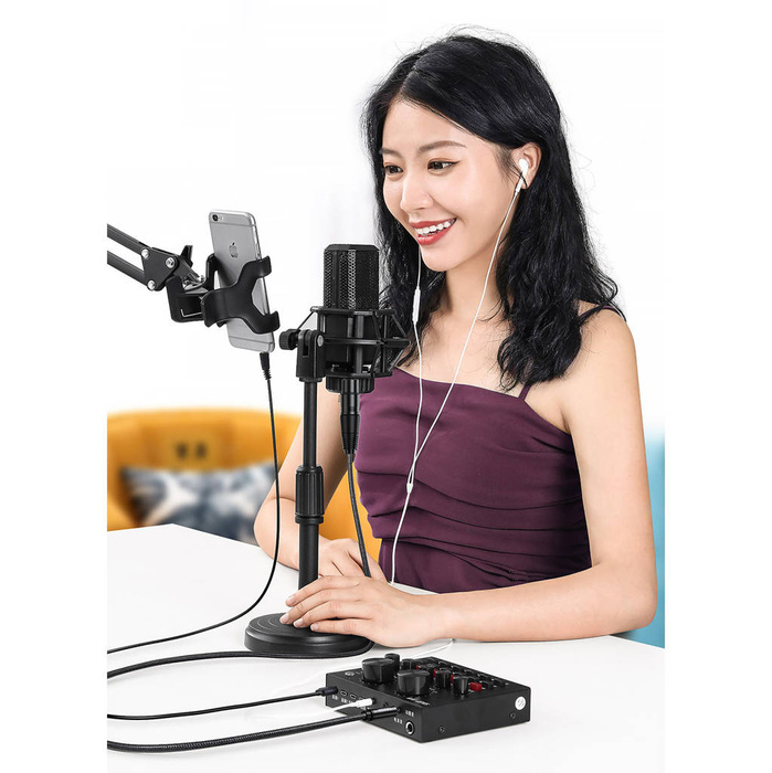 Cavo audio Ugreen mini jack 3.5mm (maschio) - XLR (femmina) 1m nero (AV182)