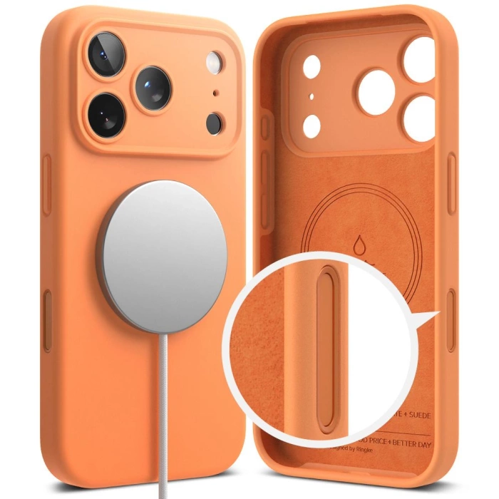 RINGKE SILICONE MAGNETIC MAGSAFE IPHONE 17 PRO TANGERINE