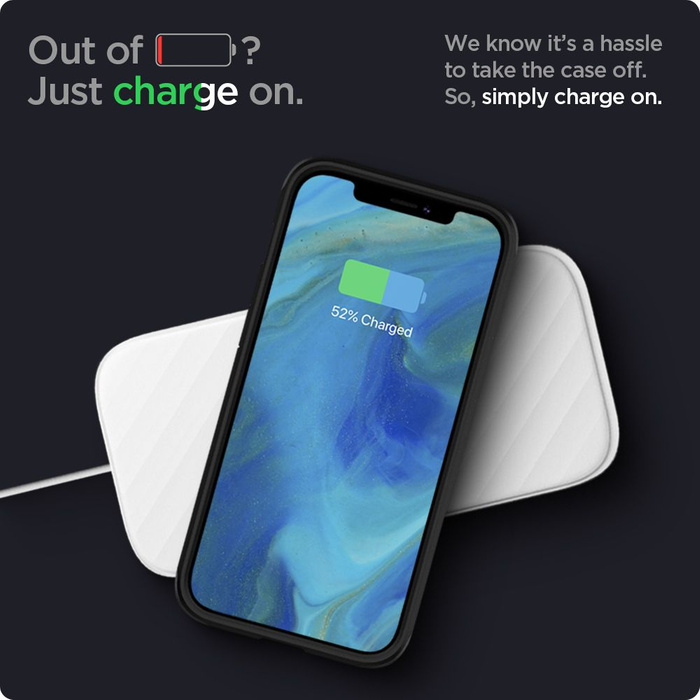 Hülle SPIGEN Tough Armor iPhone 12 Pro Schwarzes Gehäuse