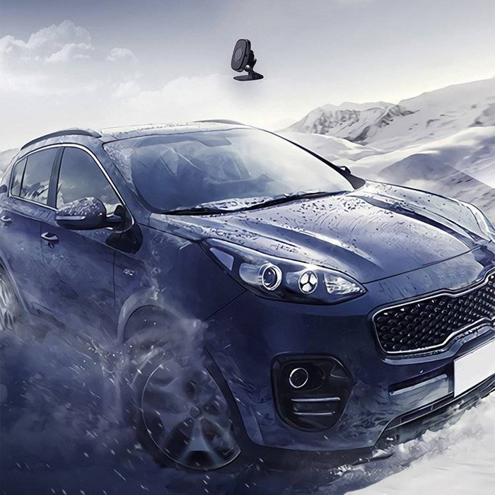 Samolepicí magnetic držák pro telefon na palubní desce černá