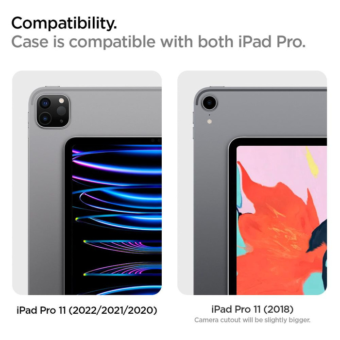 Obal Spigen Liquid Air Folio IPad Pro 11 2021 / 2022 Black Case