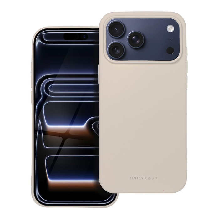 ROAR SPACE Hülle für IPHONE 17 Pro Max Creme