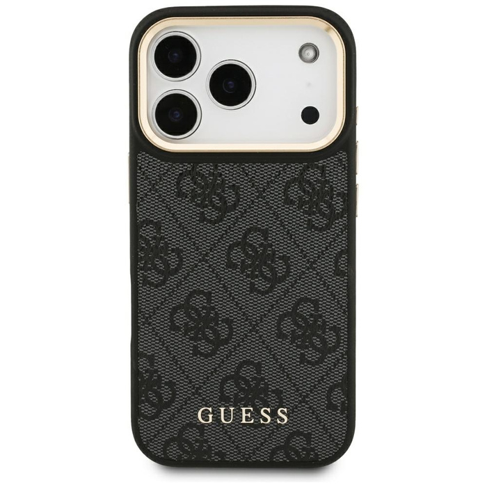 Etui Guess 4G z portfelem Magsafe do     iPhone 17 Pro czarny
