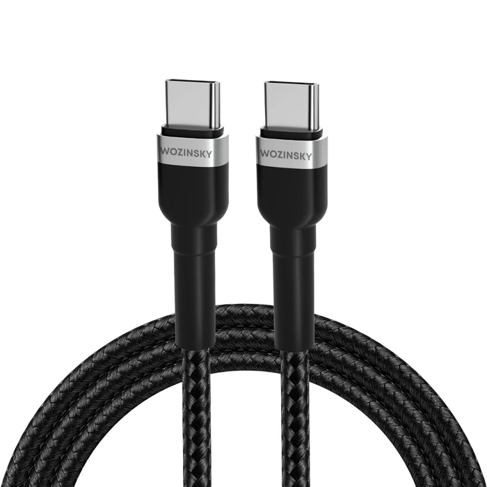 Cavo Wozinsky WNBCC1 USB-C / USB-C PD 65W 1 m - nero