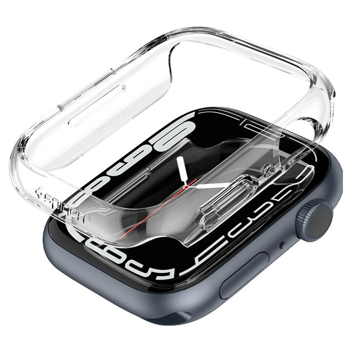 Case Spigen Apple Watch 7 (45MM) Thin Fit Crystal Clear Case