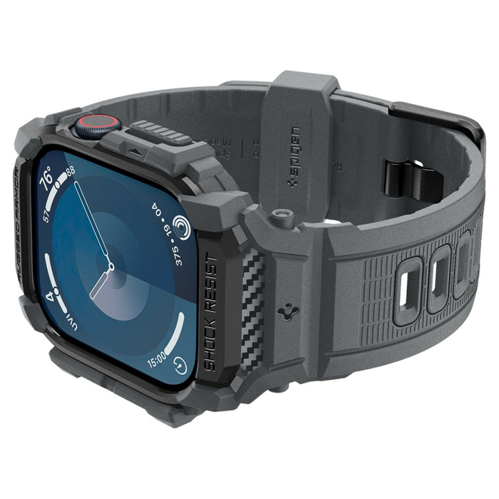 Hülle Spigen Rugged Armor Apple Watch "PRO" 10 (46 MM) DUNKELGRAU